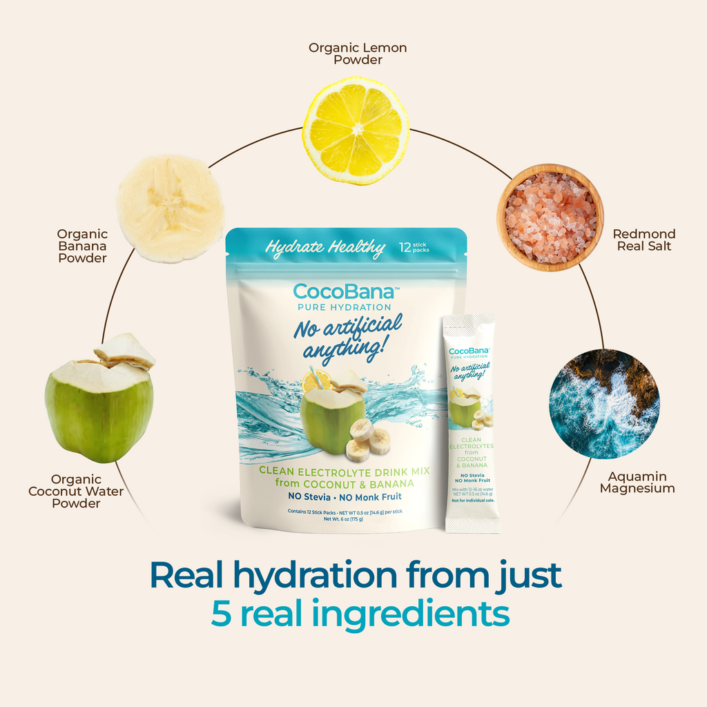 CocoBana Clean Electrolyte Stick Packs