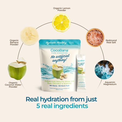 CocoBana Clean Electrolyte Stick Packs